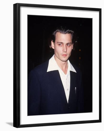 Actor Johnny Depp-null-Framed Premium Photographic Print