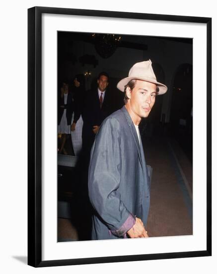 Actor Johnny Depp-null-Framed Premium Photographic Print