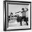 Actor Jose Pantieri Clowning around in Tuileries Gardens, Paris, 1962-null-Framed Photo