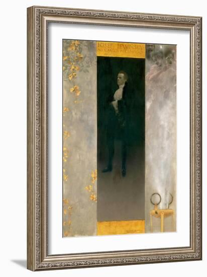 Actor Josef Lewinsky as Carlos, 1895-Gustav Klimt-Framed Giclee Print