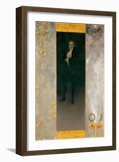 Actor Josef Lewinsky as Carlos, 1895-Gustav Klimt-Framed Giclee Print