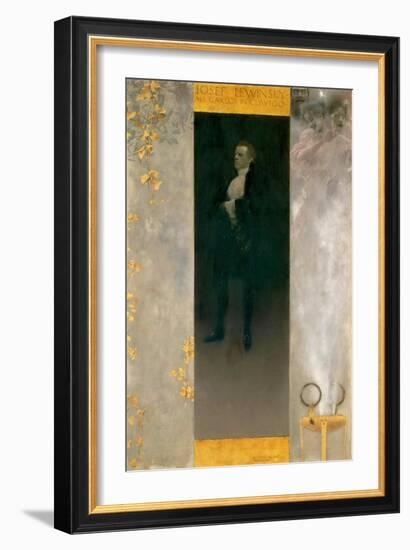 Actor Josef Lewinsky as Carlos, 1895-Gustav Klimt-Framed Giclee Print