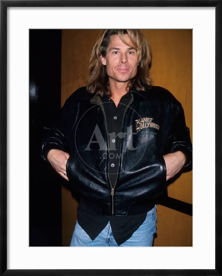 Actor Kato Kaelin Wearing Planet Hollywood Jacket Photographic Print By Art Com