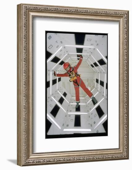 Actor Keir Dullea in Space Suit in Scene from Motion Picture "2001: A Space Odyssey"-Dmitri Kessel-Framed Photographic Print