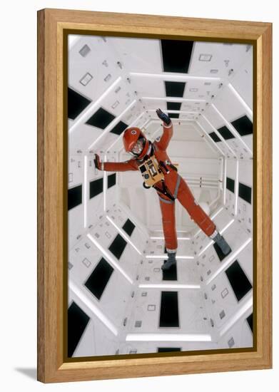 Actor Keir Dullea Wearing Space Suit in Scene from Motion Picture "2001: a Space Odyssey", 1968-Dmitri Kessel-Framed Premier Image Canvas