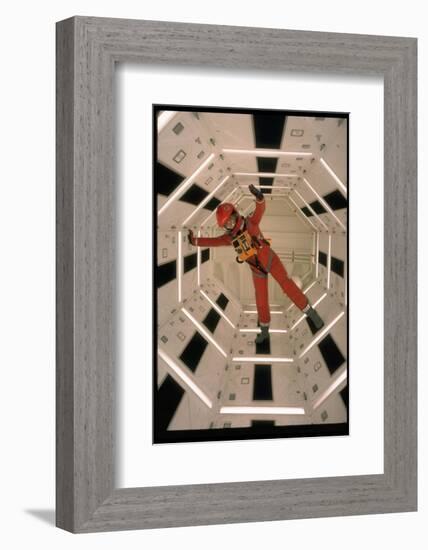 Actor Keir Dullea Wearing Space Suit in Scene from Motion Picture "2001: A Space Odyssey"-Dmitri Kessel-Framed Photographic Print