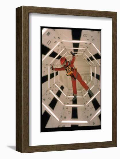 Actor Keir Dullea Wearing Space Suit in Scene from Motion Picture "2001: A Space Odyssey"-Dmitri Kessel-Framed Photographic Print