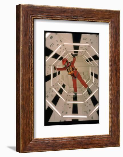 Actor Keir Dullea Wearing Space Suit in Scene from Motion Picture "2001: A Space Odyssey"-Dmitri Kessel-Framed Photographic Print