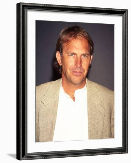 Actor Kevin Costner at Film Premiere of His "Tin Cup"-Dave Allocca-Framed Premium Photographic Print