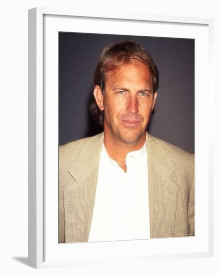 Actor Kevin Costner at Film Premiere of His "Tin Cup"-Dave Allocca-Framed Premium Photographic Print