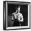 Actor Kirk Douglas in a Boxing Pose-Allan Grant-Framed Premium Photographic Print