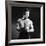 Actor Kirk Douglas in a Boxing Pose-Allan Grant-Framed Premium Photographic Print