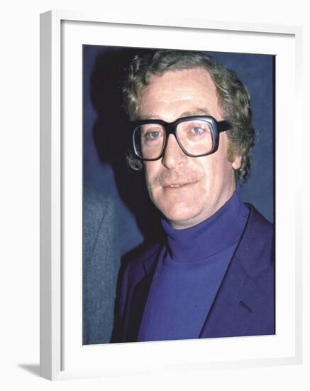 Actor Michael Caine-David Mcgough-Framed Premium Photographic Print