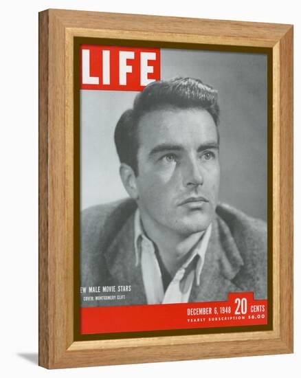 Actor Montgomery Clift, December 6, 1948-Bob Landry-Framed Premier Image Canvas