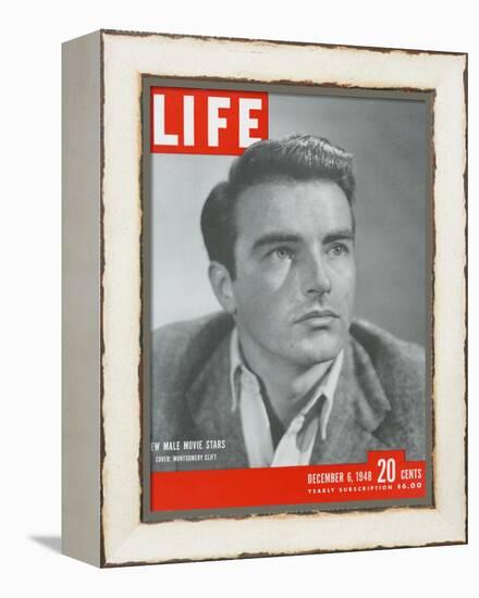 Actor Montgomery Clift, December 6, 1948-Bob Landry-Framed Premier Image Canvas