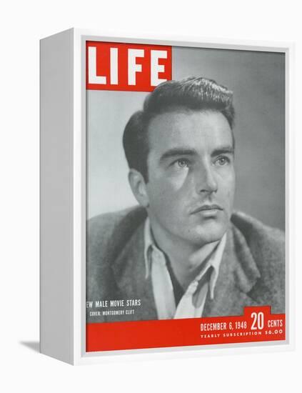 Actor Montgomery Clift, December 6, 1948-Bob Landry-Framed Premier Image Canvas