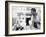 Actor Paul Newman Fishing with a Friend-Mark Kauffman-Framed Premium Photographic Print