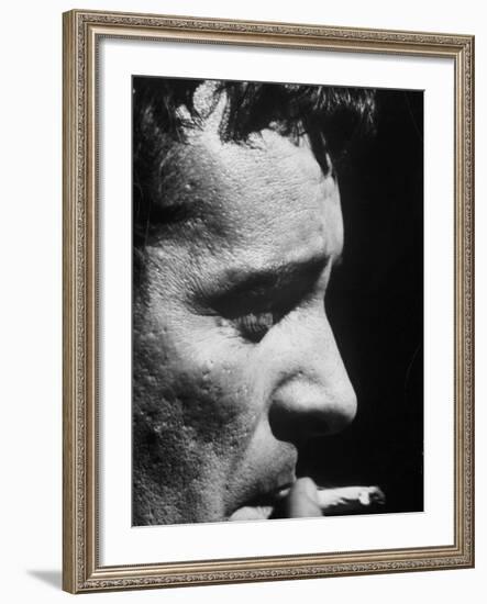 Actor Richard Burton-Paul Schutzer-Framed Premium Photographic Print