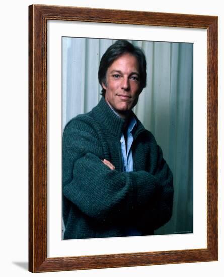 Actor Richard Chamberlain-David Mcgough-Framed Premium Photographic Print