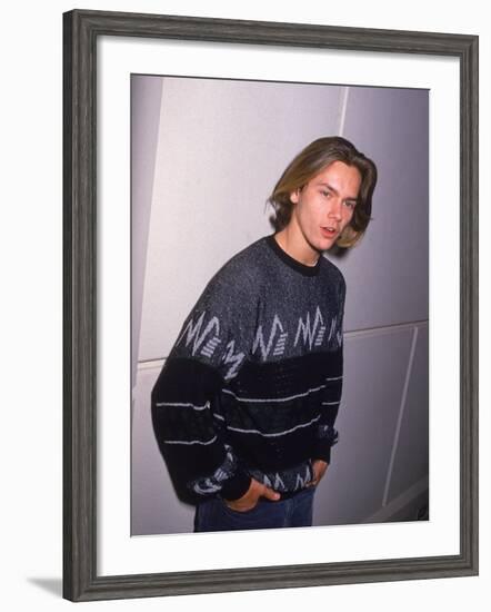 Actor River Phoenix-David Mcgough-Framed Premium Photographic Print