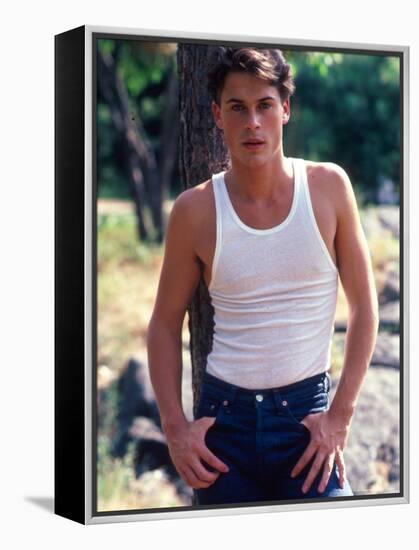 Actor Rob Lowe-David Mcgough-Framed Premier Image Canvas