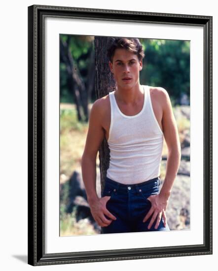 Actor Rob Lowe-David Mcgough-Framed Premium Photographic Print