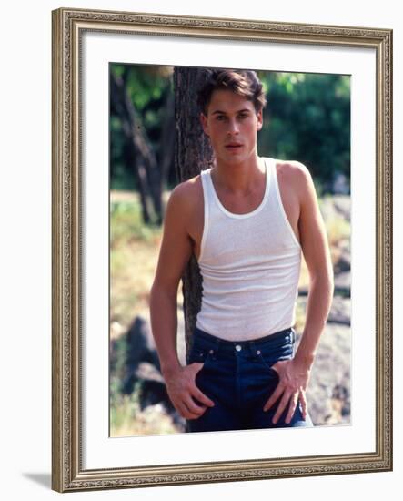 Actor Rob Lowe-David Mcgough-Framed Premium Photographic Print