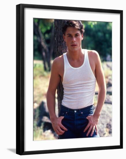 Actor Rob Lowe-David Mcgough-Framed Premium Photographic Print