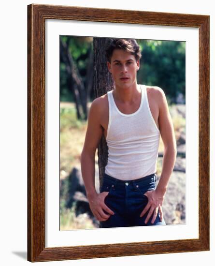 Actor Rob Lowe-David Mcgough-Framed Premium Photographic Print