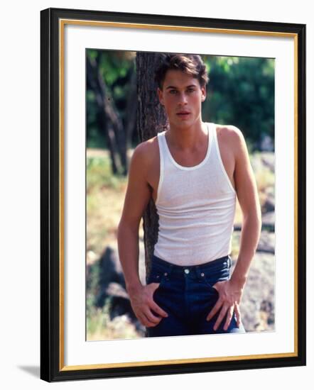 Actor Rob Lowe-David Mcgough-Framed Premium Photographic Print