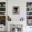 Actor Robert Redford and Family Lounging in Living Room of His House-John Dominis-Framed Premium Photographic Print displayed on a wall