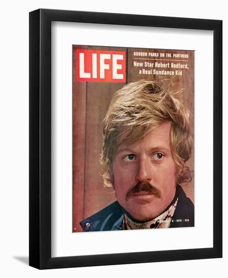 Actor Robert Redford, February 6, 1970-John Dominis-Framed Photographic Print