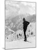Actor Robert Redford Skiing-John Dominis-Mounted Premium Photographic Print