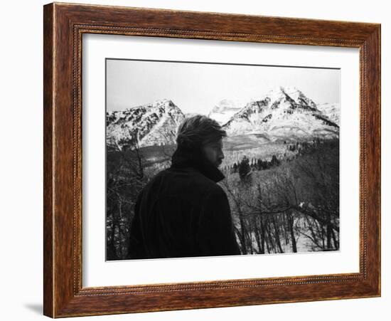 Actor Robert Redford-John Dominis-Framed Premium Photographic Print