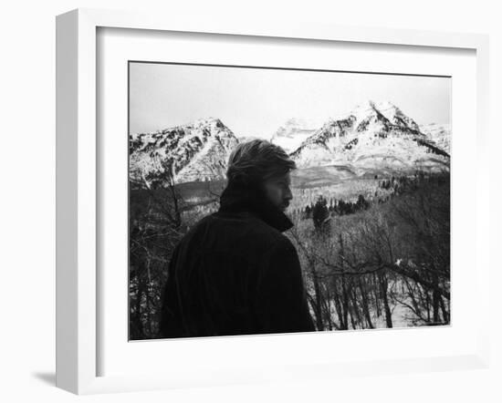 Actor Robert Redford-John Dominis-Framed Premium Photographic Print