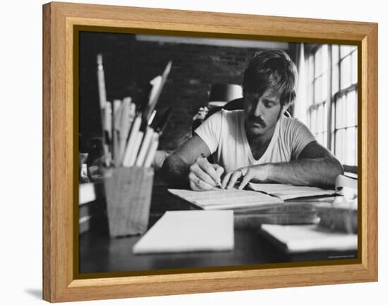 Actor Robert Redford-John Dominis-Framed Premier Image Canvas