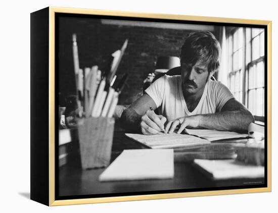 Actor Robert Redford-John Dominis-Framed Premier Image Canvas
