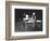 Actor/Singer Sammy Davis Jr. with Actress Paula Wayne During Rehearsal of "Golden Boy"-Leonard Mccombe-Framed Photographic Print