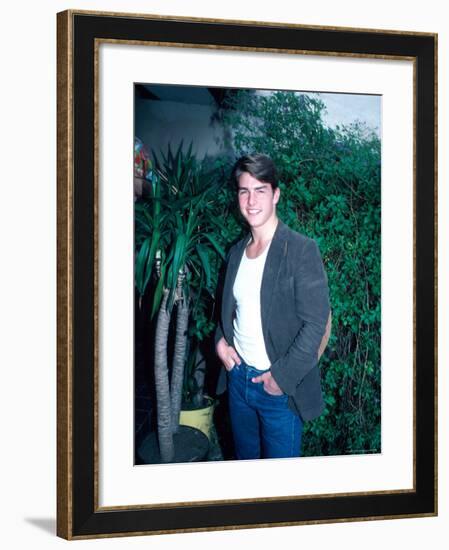 Actor Tom Cruise-David Mcgough-Framed Premium Photographic Print