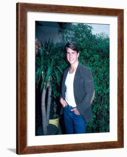 Actor Tom Cruise-David Mcgough-Framed Premium Photographic Print