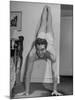 Actor Victor Mature Exercising to Keep Fit-Alfred Eisenstaedt-Mounted Premium Photographic Print