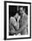 Actors Anne Bancroft and Henry Fonda in Scene From Broadway Play "Two for the Seesaw"-Alfred Eisenstaedt-Framed Premium Photographic Print