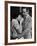 Actors Anne Bancroft and Henry Fonda in Scene From Broadway Play "Two for the Seesaw"-Alfred Eisenstaedt-Framed Premium Photographic Print