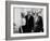 Actors Jane Fonda and Robert Redford with Gulf and Western Ceo Charles Bluhdorn-null-Framed Premium Photographic Print