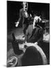 Actors Jason Robards Jr. and Farrell Pelly in a Scene from the Play The Iceman Cometh-Gjon Mili-Mounted Premium Photographic Print