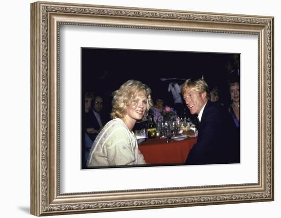 Actors Kim Basinger and Robert Redford-Ann Clifford-Framed Photographic Print