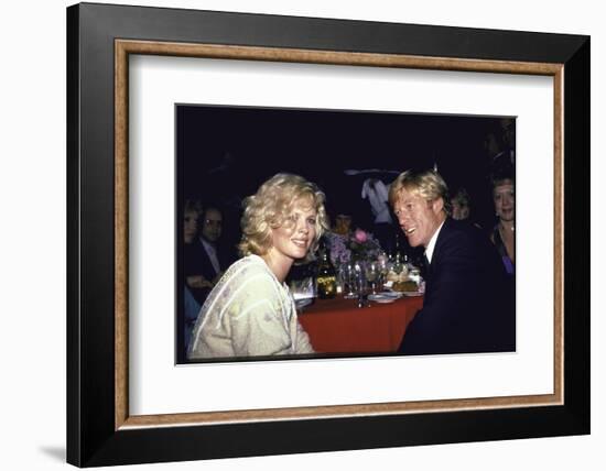 Actors Kim Basinger and Robert Redford-Ann Clifford-Framed Photographic Print