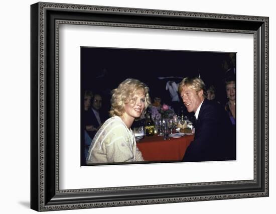 Actors Kim Basinger and Robert Redford-Ann Clifford-Framed Photographic Print