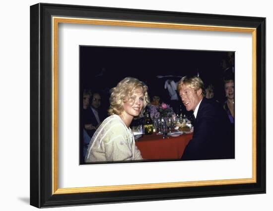 Actors Kim Basinger and Robert Redford-Ann Clifford-Framed Photographic Print