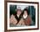 Actors Larry Hagman and Linda Gray-David Mcgough-Framed Premium Photographic Print